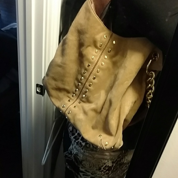 100% AUTHENTIC MICHAEL KORS SUEDE BAG - Picture 6 of 8